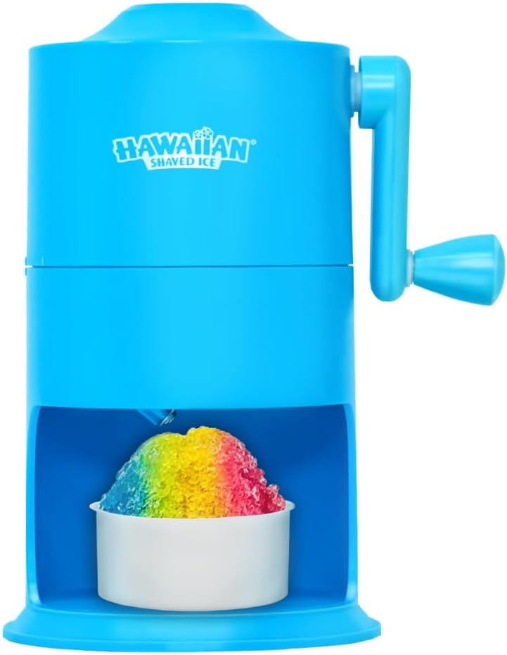 Hawaiian Mini Snow Cone Machine - Portable Ice Shaver