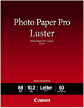 Canon LU-101 Luster Photo Paper Letter - Rich Color, Low Glare