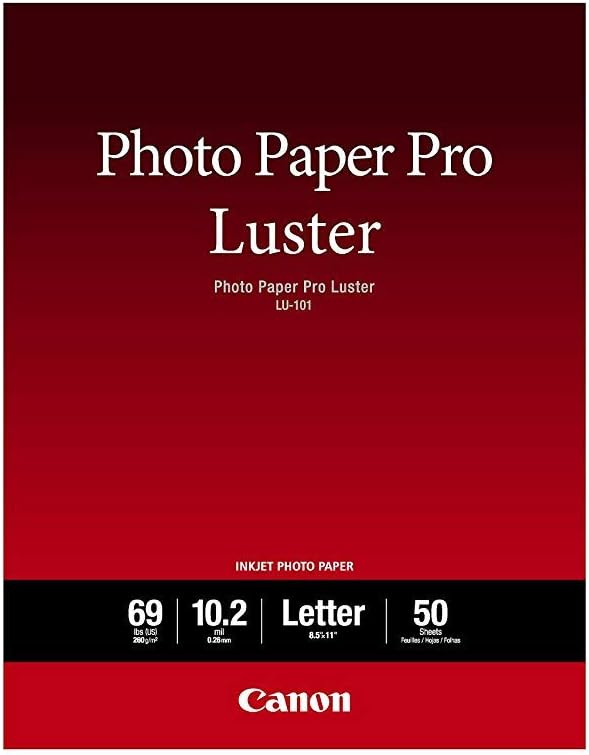 Canon LU-101 Luster Photo Paper for Stunning Prints