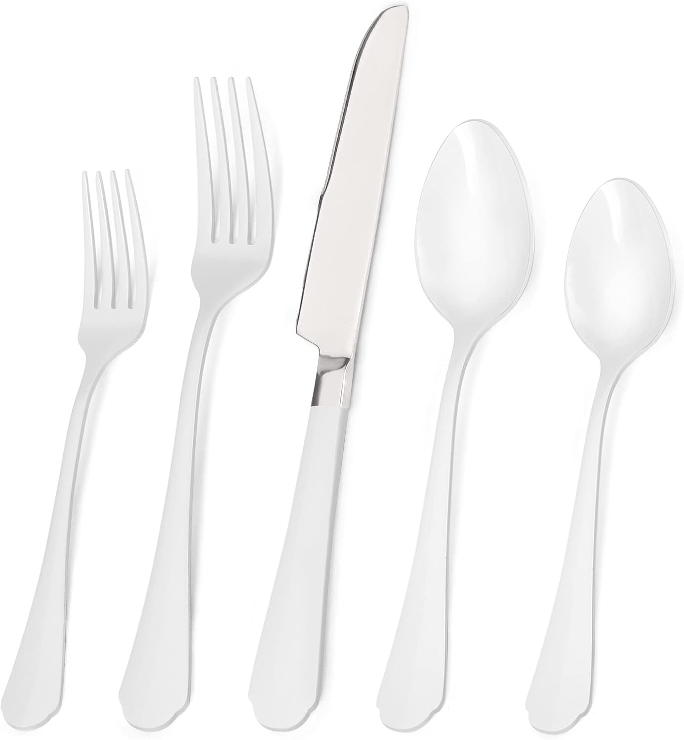 Bysta 20-Piece Stainless Steel Flatware Set for Elegant Dining