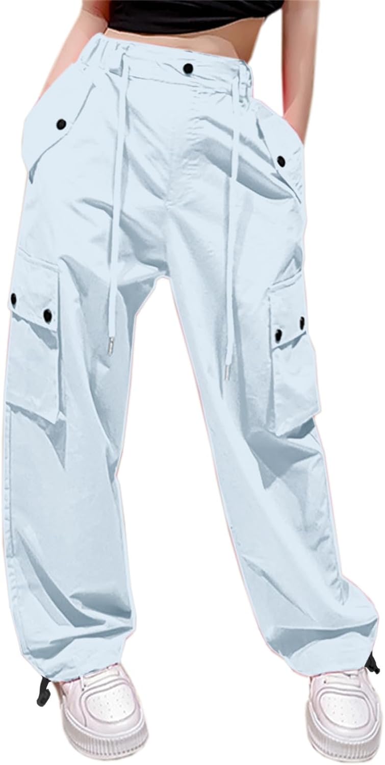 Cromoncent Cargo Pants for Girls & Women - Y2K Style Rave Wear