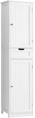 Iwell 67in Tall Bathroom Cabinet - Narrow Vertical Storage Solution