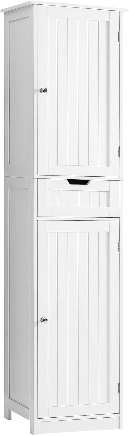 67in Tall Bathroom Cabinet with Adjustable Shelves for Storage
