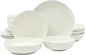 Gibson Home Lindendale 16 Piece Dinnerware Set for 4 - White