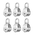 M25 Stainless Steel Double Pulley Block 6pc Set - Heavy Duty Lift
