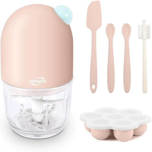 Orozee Baby Food Processor: Puree Bliss in Pink