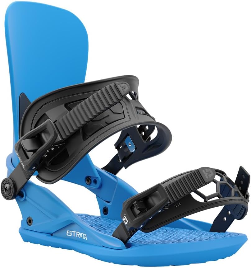 Union Strata Snowboard Bindings: L 10.5-13 Men's, Blue