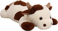 25.6 in 5 lb Cow Weighted Stuffed Animal - Calming Plush Pillow