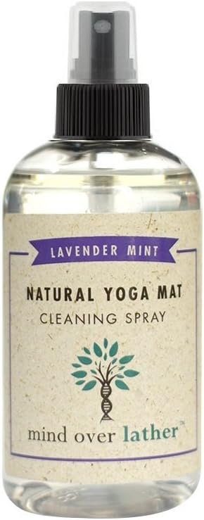Natural Yoga Mat Cleaner | Cleans & Restores | Lavender Mint | 8oz