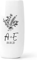 Personalized Ceramic Vase Custom Gift for Couple - Anniversary Touch