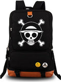 Luminous Backpack School Bag Laptop Rucksack - Daypack Black