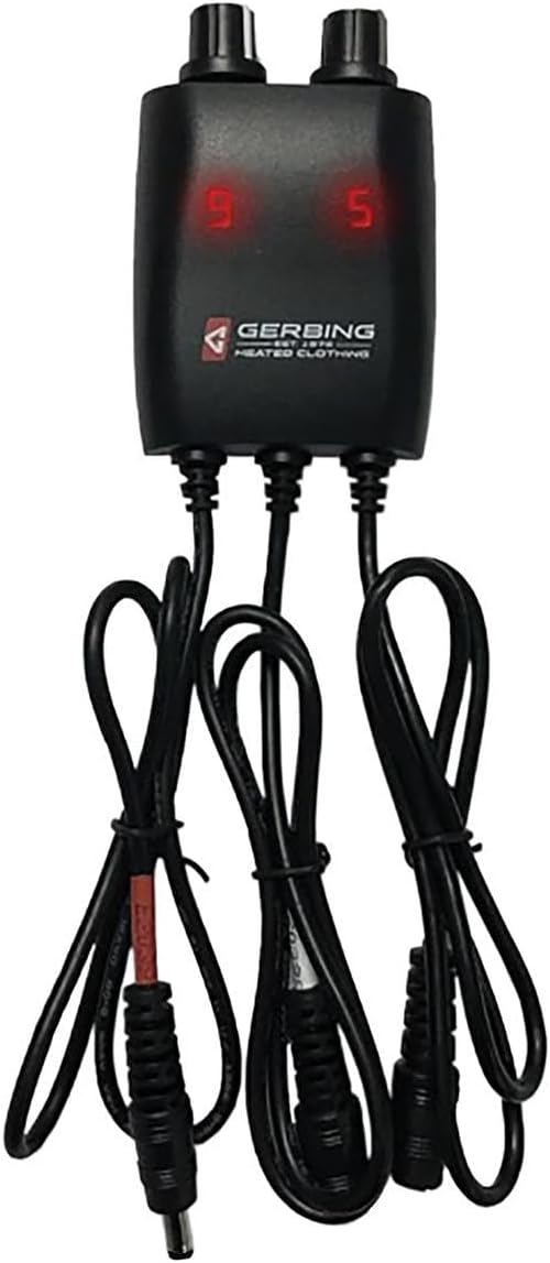 Gerbing 12V Portable Dual-Zone Temp Controller for Heated Clothing