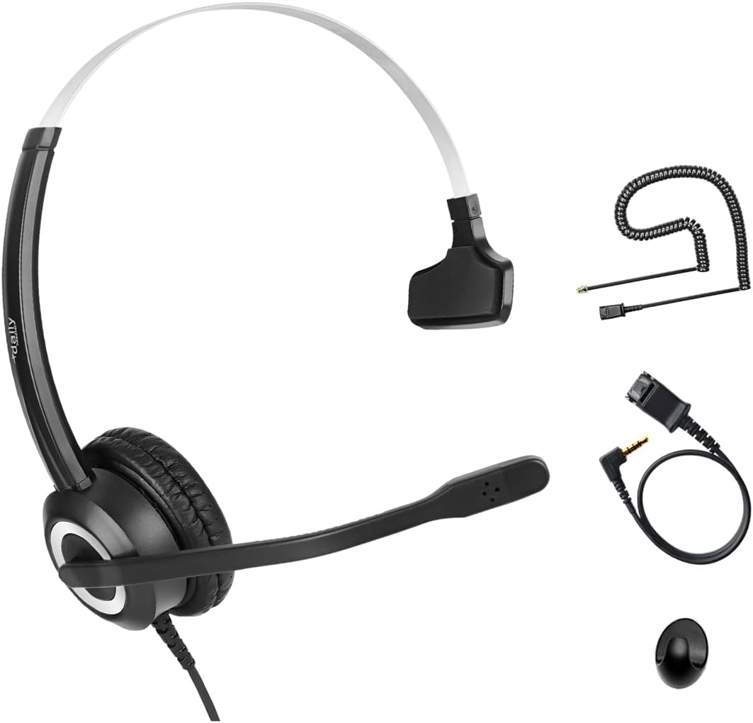 Cisco Phone Headset Mic Noise Cancelling for Office Use