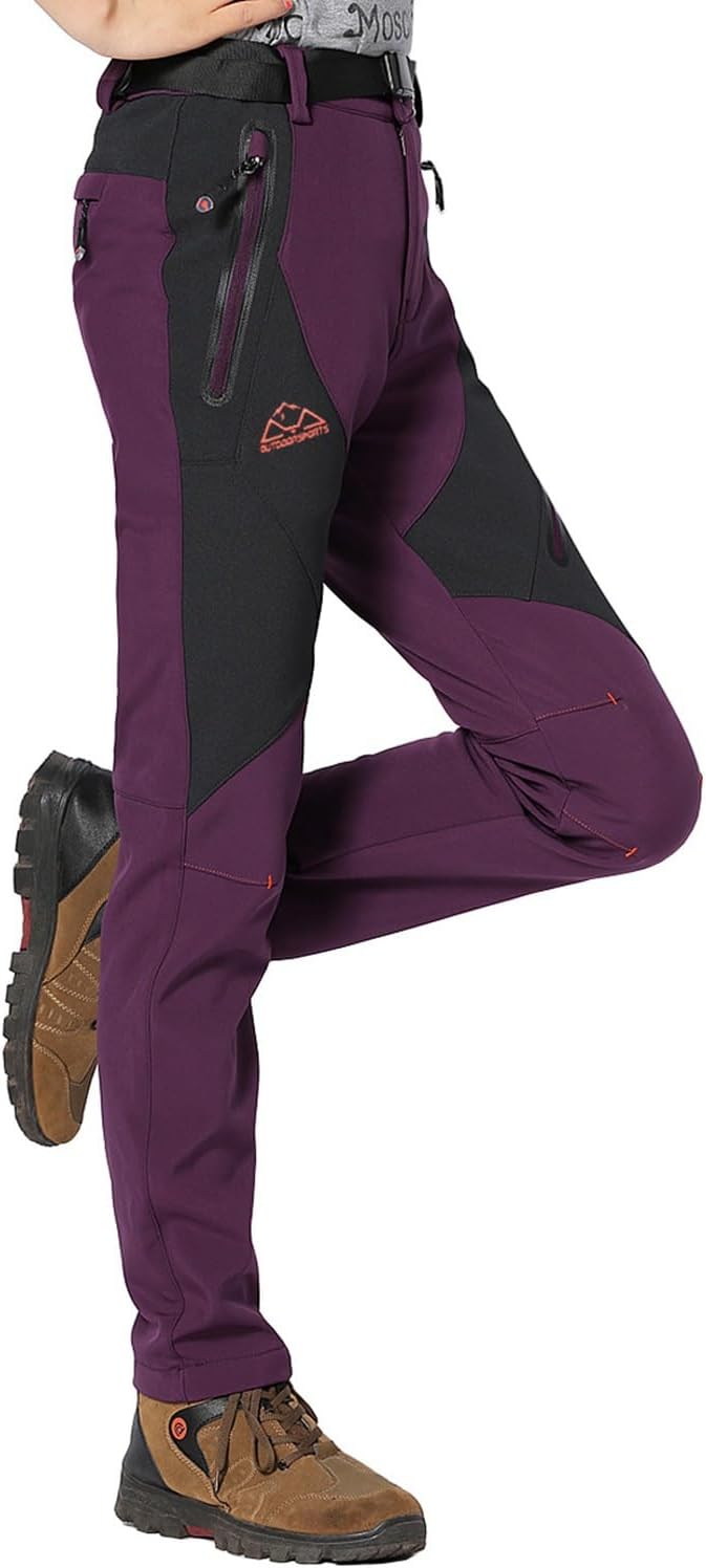 Rdruko Women's Snow Pants Waterproof Insulated for Skiing
