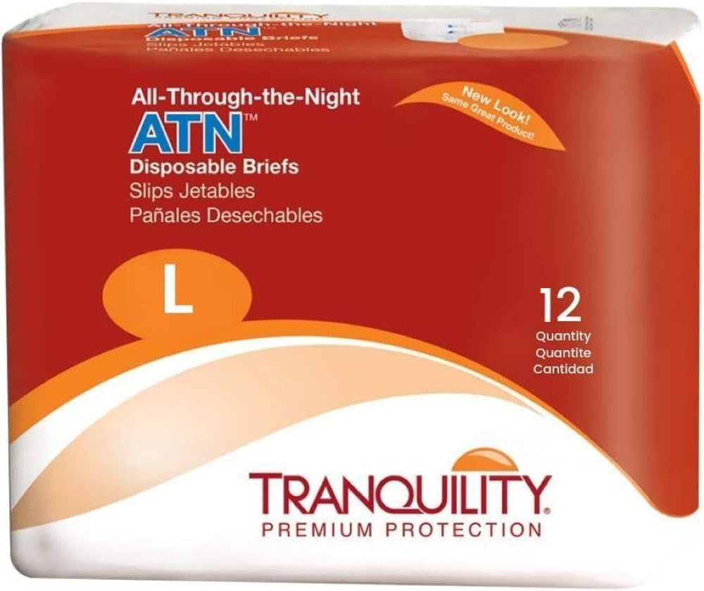Tranquility Premium ATN Disposable Briefs for Overnight Comfort