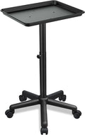 Salon Tray Rolling Cart with Adjustable Height - Smooth, Rustproof