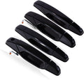 Exterior Door Handle Black 4 PCS Compatible with 2007-2014 Escalade
