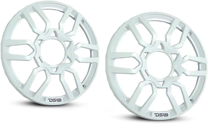Protective 6.5 Speaker Grill - DS18 PRO-GRILL6 - White (Set of 2)