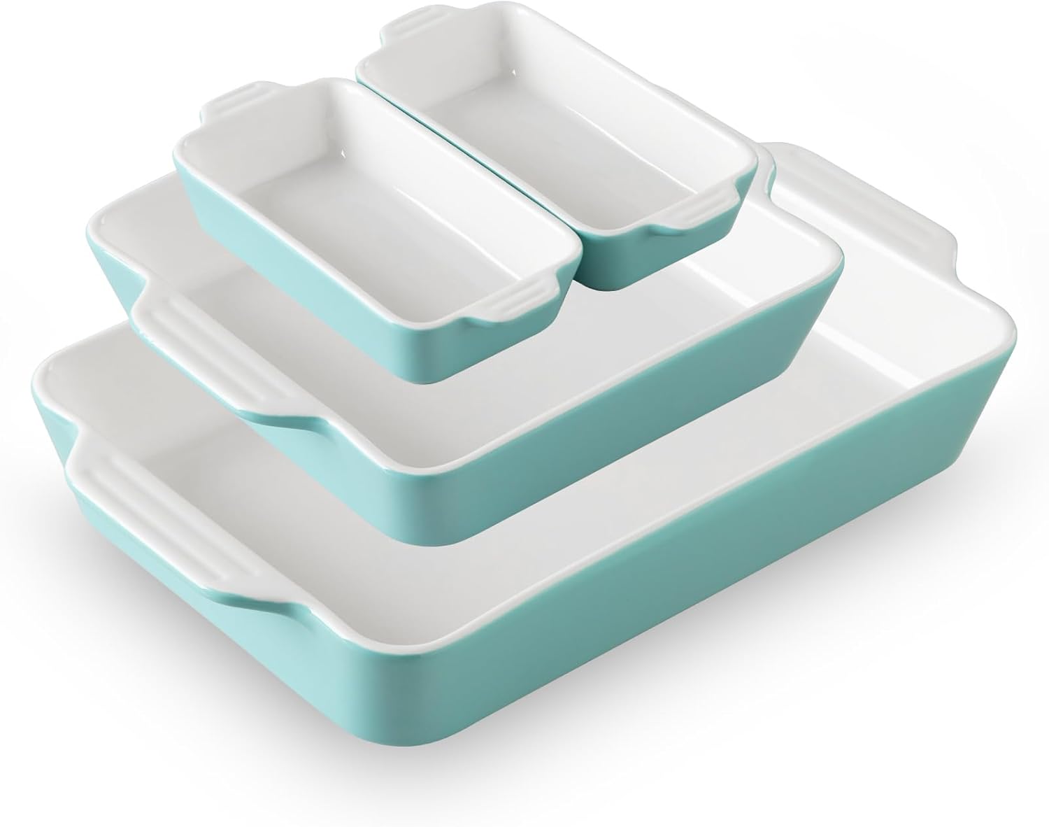 Sweejar Ceramic Bakeware Set of 4 for Versatile Cooking Needs