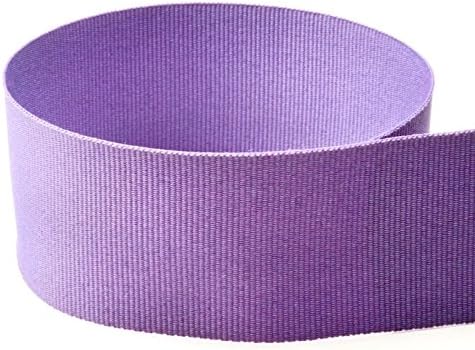 USA Made 7/8 in Lavender Solid Grosgrain Ribbon - 100 Yards