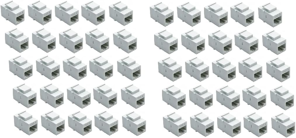 RiteAV RJ45 Female to Female UTP CAT 6 Keystone Coupler Pack