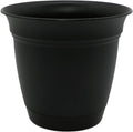 Eclipse Round Planter with Saucer - Durable 20in Outdoor/Indoor Pot