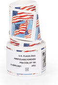 Postage Forever 2022 Flag roll of 100 - Reliable Peel-n-Stick Stamps