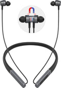 Neckband Bluetooth Headphones - 40H Playtime, Magnetic Control