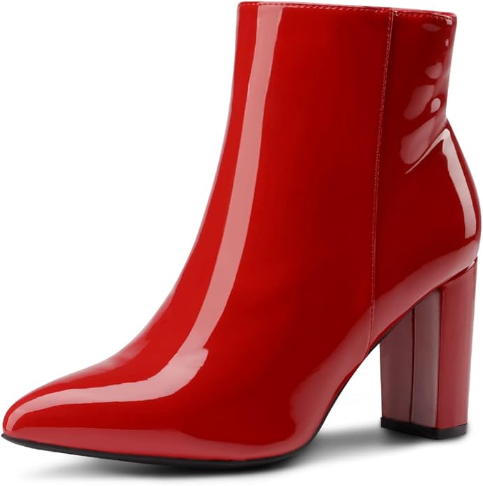 DREAM PAIRS Women's Chunky High Heel Ankle Booties for Style