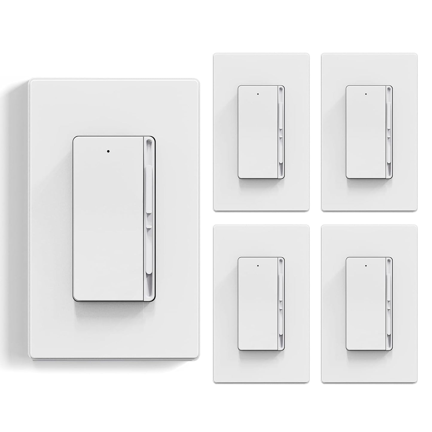 ELEGRP Digital Slide Dimmer Light Switch for LED and CFL Bulbs