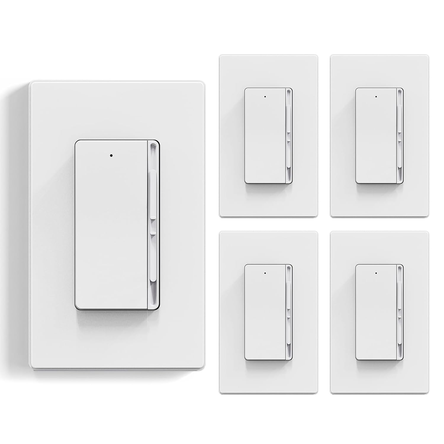 ELEGRP Digital Slide Dimmer Light Switch for LED and CFL Bulbs