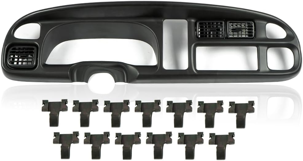 PIT66 Dash Board Bezel Cover for 1998-2002 Dodge Ram Models