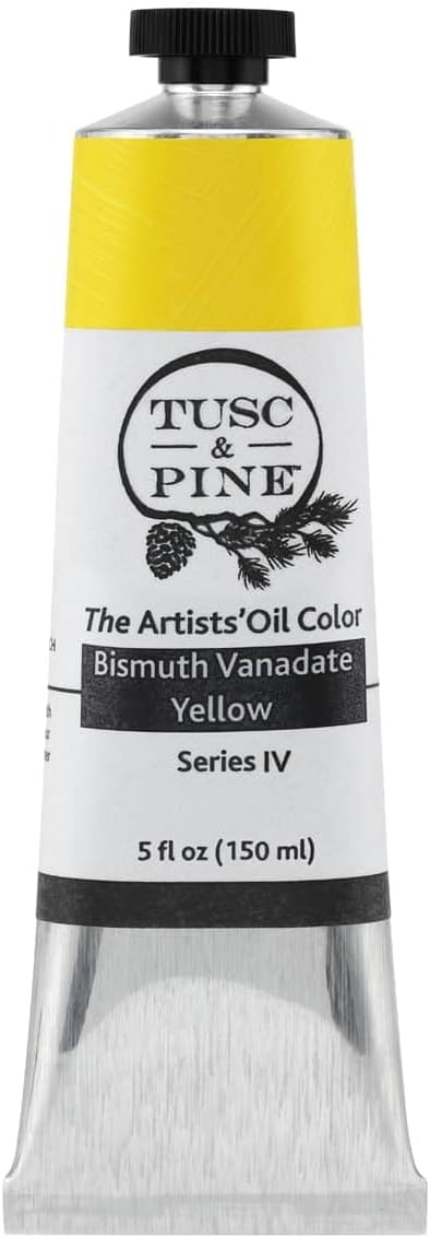 Tusc & Pine Artist Oil Paint - Bismuth Vanadate Yellow 150 ml