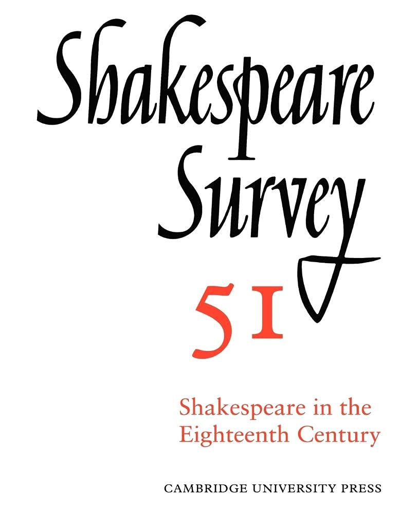 Shakespeare Survey Series Number 51: A Comprehensive Analysis