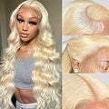 613 Lace Front Wig Human Hair 13x6 Transparent HD Lace Frontal - 28in