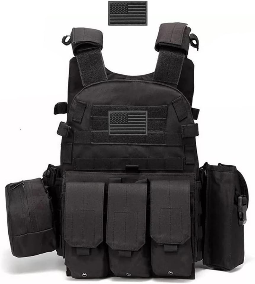 Adjustable Breathable Tactical Vest for Men Quick Release System