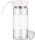 Small Glass Shaker Bottle 16oz - Borosilicate Protein Shaker