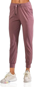 AJISAI Women's Joggers Pants Drawstring Sweatpants - Lightweight