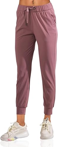 AJISAI Women's Joggers Pants for Running and Lounge Wear