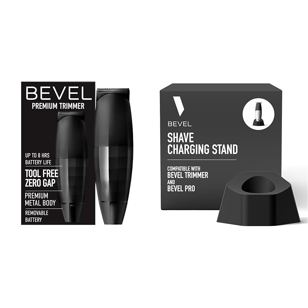 Bevel Beard Trimmer for Men - Premium Cordless Grooming Tool