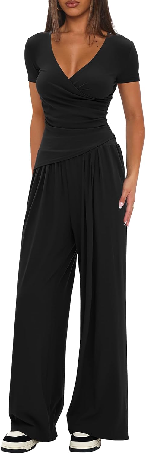 Darong Women's 2 Piece Lounge Outfits for Casual Comfort