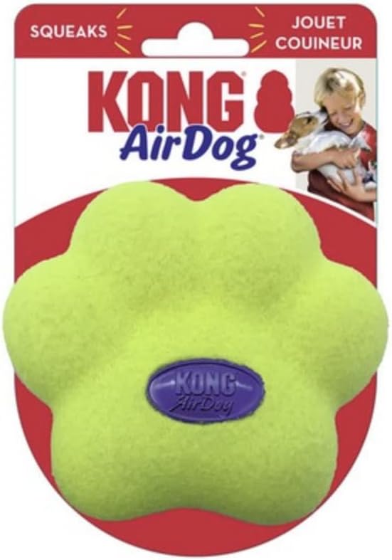 Medium KONG AirDog Squeaker Paw: Squeaky Fun for Active Dogs