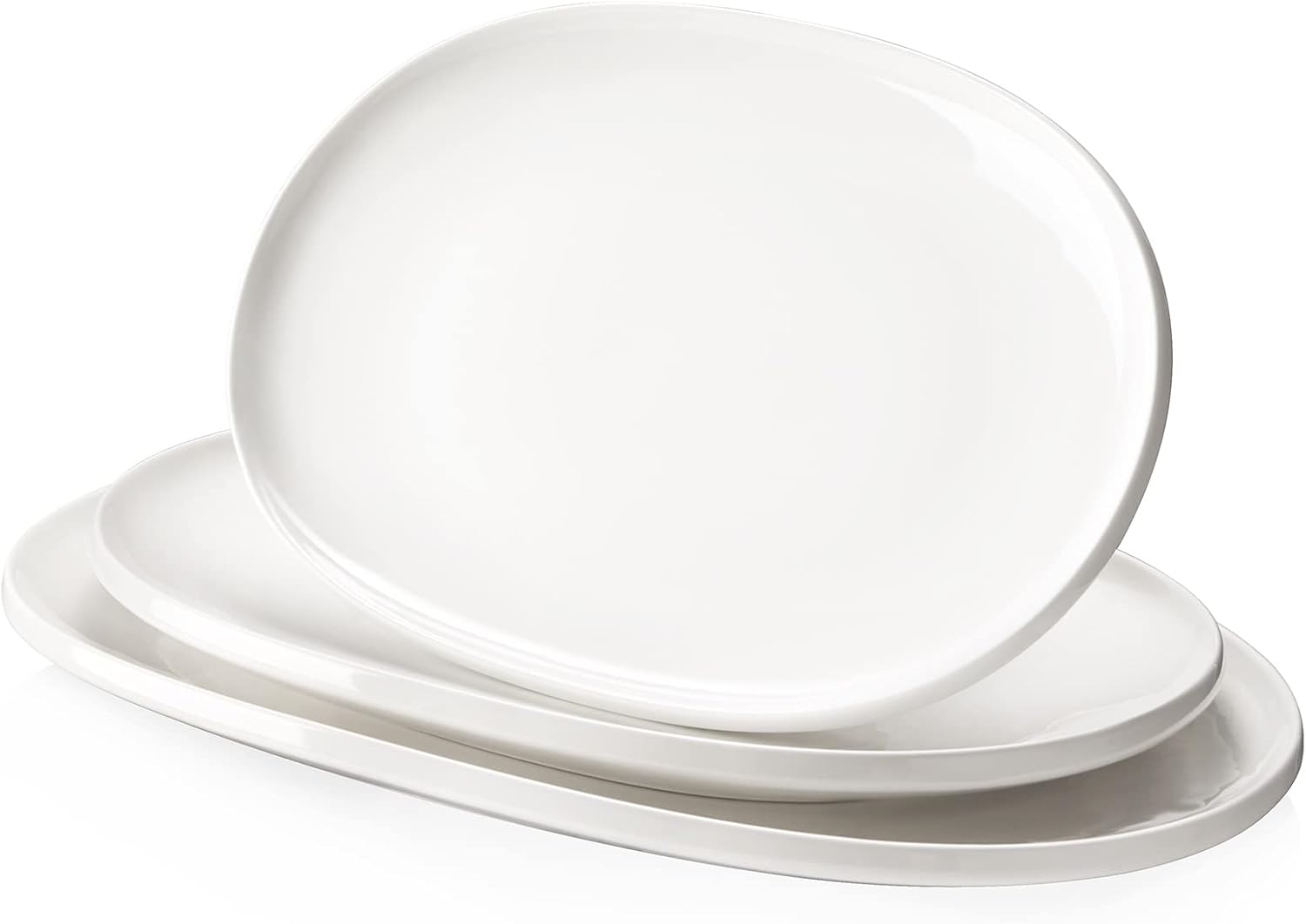 DOWAN Large Serving Platter Set of 3 for Entertaining Events