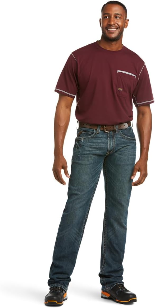 Ariat Men's Rebar M5 DuraStretch Jeans for Ultimate Durability