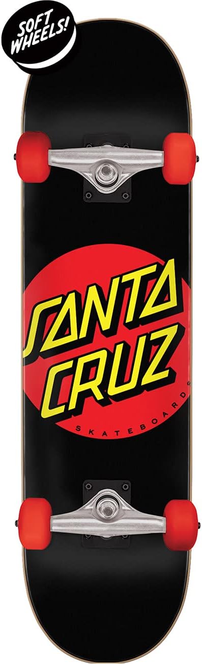 SANTA CRUZ Classic Dot Skateboard Complete for Enthusiasts