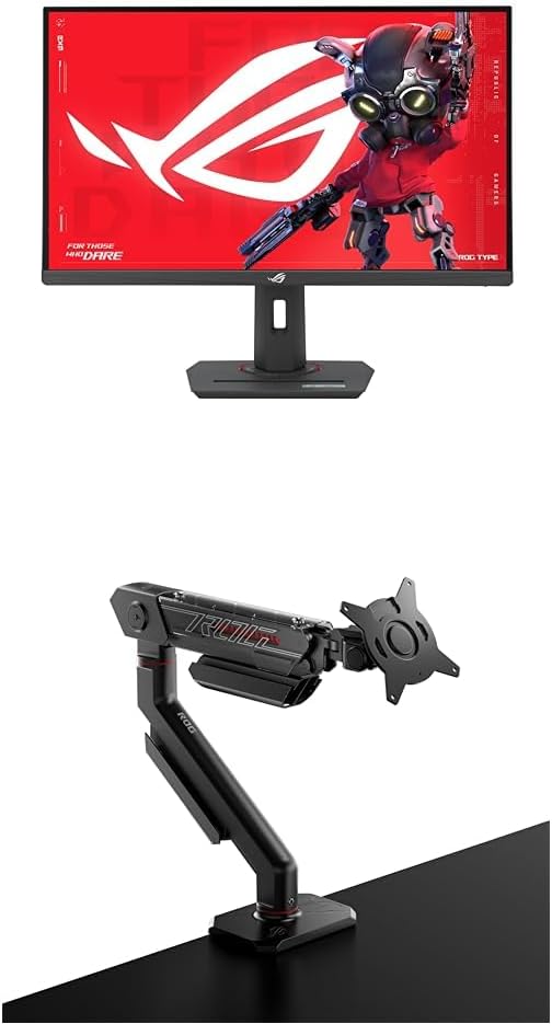 ASUS ROG Strix 27 4K HDR Monitor with Ergo Arm for Gamers
