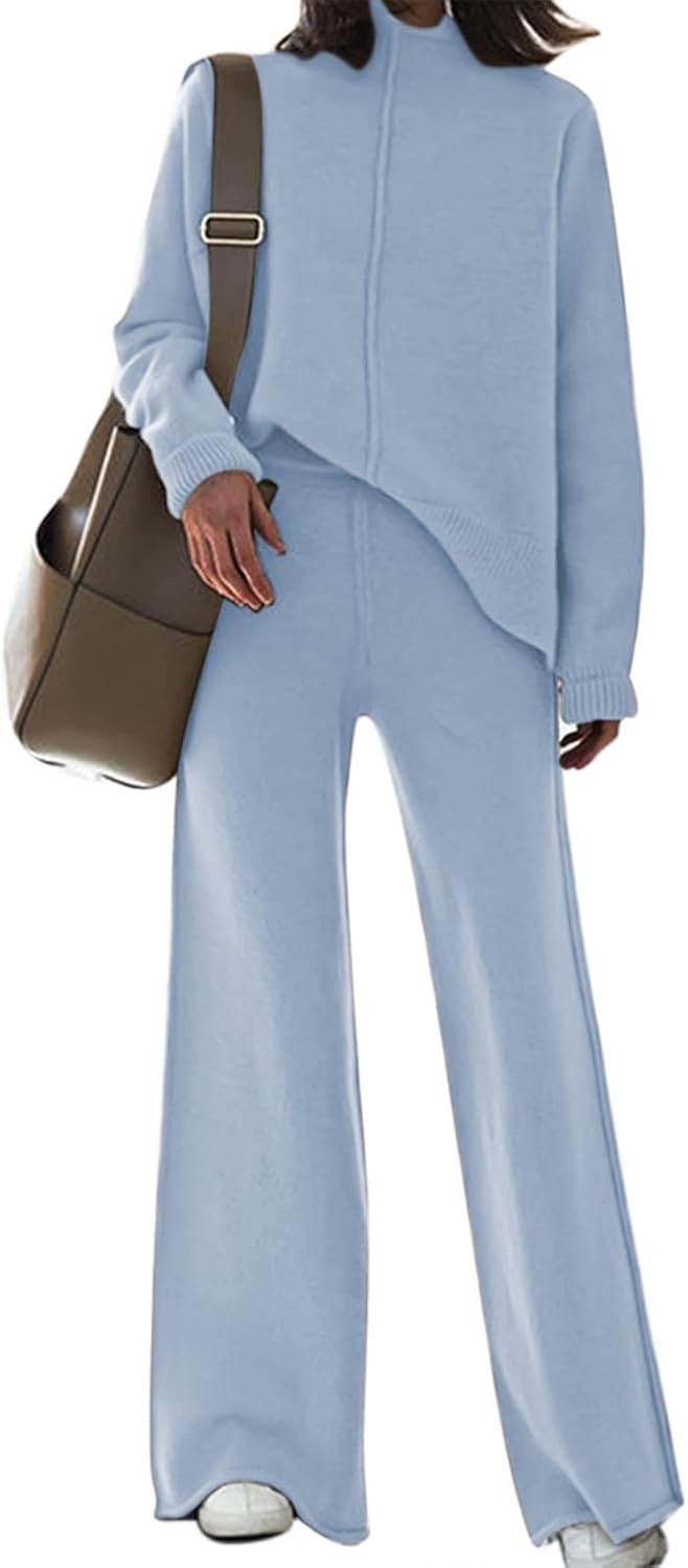 Viottiset Women's 2 Piece Outfits Sweater Set for All Seasons