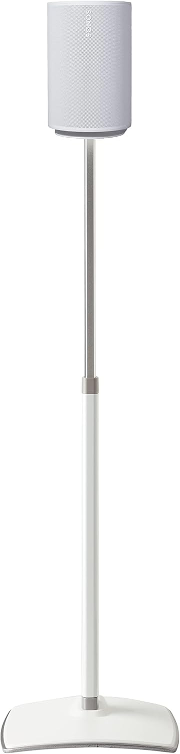 Sanus Adjustable Speaker Stand - Easy Install - White