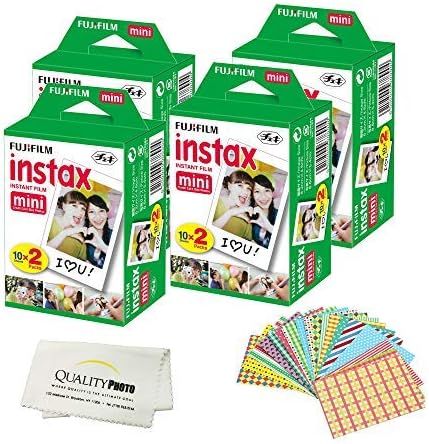 Fujifilm Instant Film for Mini 8, 9, 11 Cameras with Accessories