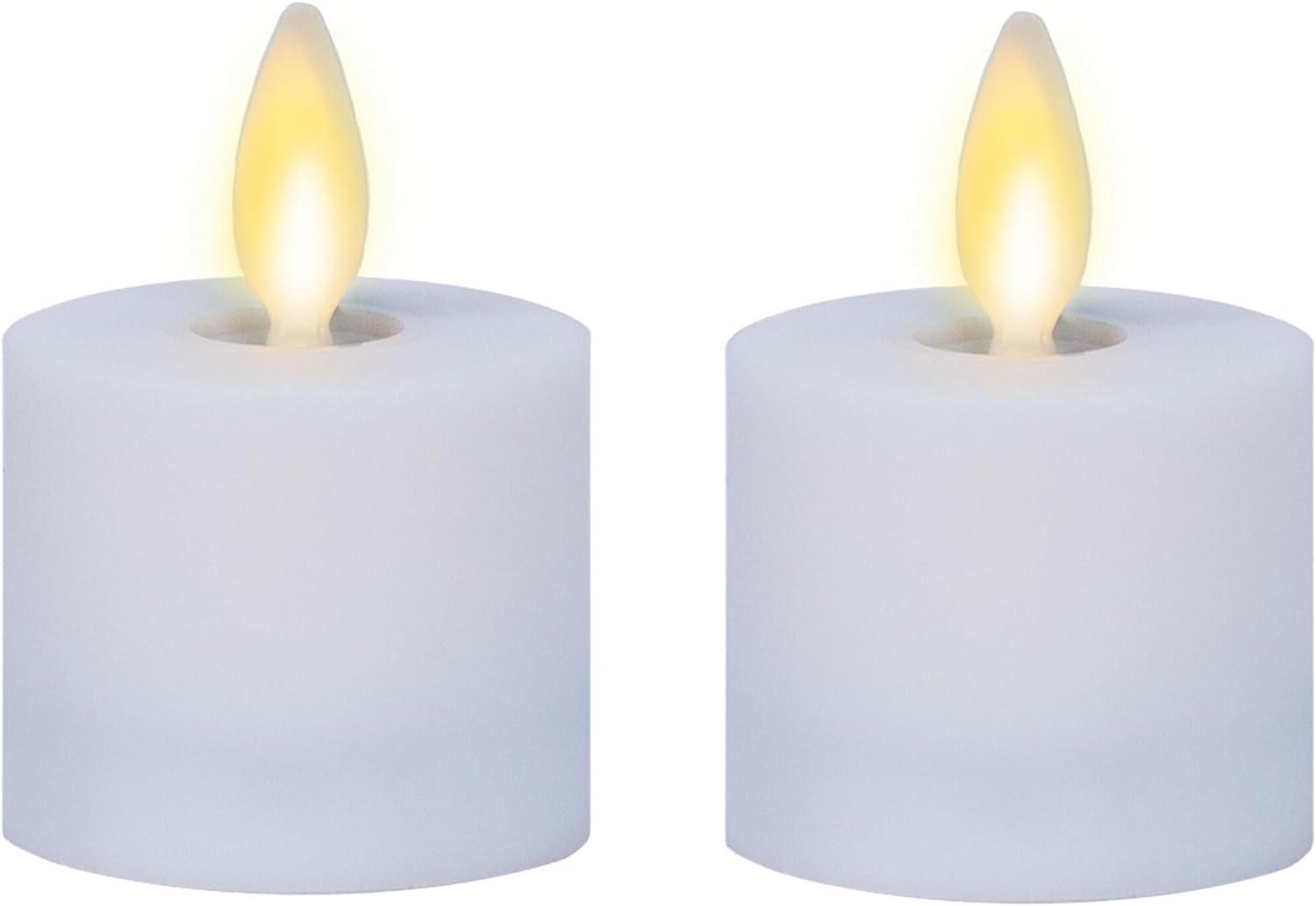 Luminara Moving Flame LED Flameless Tealight for Elegant Decor